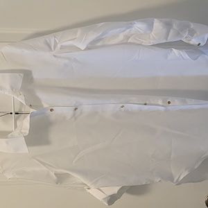 Ladies white, Calvin Klein blouse. Long sleeves
